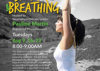 Advance Concussion Clinic Balance & Breathing Poster